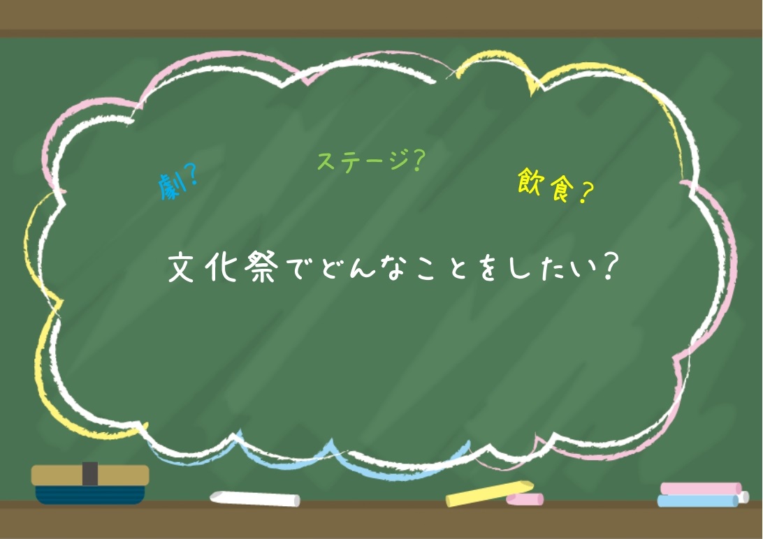 文化祭でなにしたい？